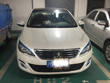 Naljepnice za prednje svjetlo i obrve prednjeg svjetla za Dongfeng Peugeot 408; Bailicai, serija Ostalo, film za oblikovanje dovoda zraka