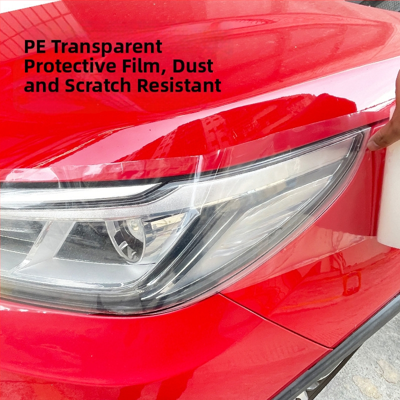 Fólia na úpravu a zmenu farby automobilových svetlometov, priehľadný PVC materiál, odolná voči prachu, protiškrabavá, ľahká inštalácia