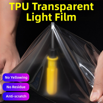 TPU ochranný film na svetlá a zadné svetlá automobilu – priehľadný, vhodný na opravu škrabancov