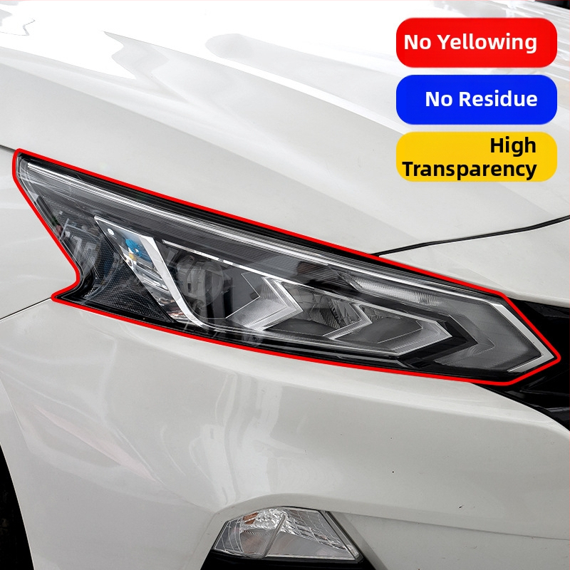 TPU ochranný film na svetlá a zadné svetlá automobilu – priehľadný, vhodný na opravu škrabancov