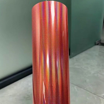 Автомобилно фолио за обвиване - 6D prism honeycomb rhombus модел - лъскаво PVC фолио