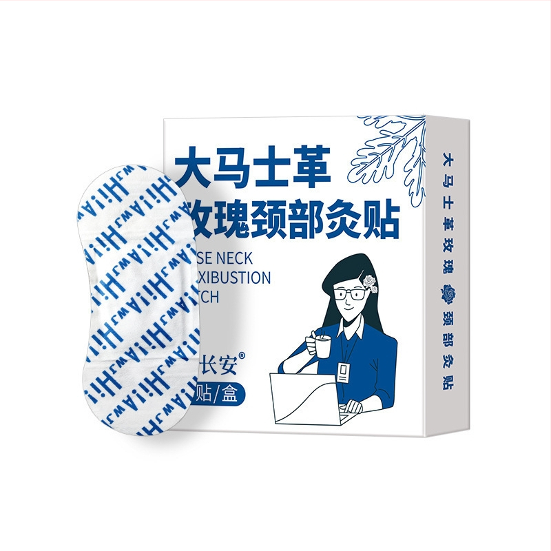 Моксибустион пластир за шията със самозагряваща функция, портативен топъл пластир