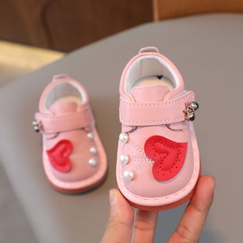 Βρεφικά αθλητικά παπούτσια με επάνω μέρος από συνθετικό δέρμα, αντιολισθητική σόλα, σχέδιο με καρτούν, για ηλικίες 12–36 μηνών