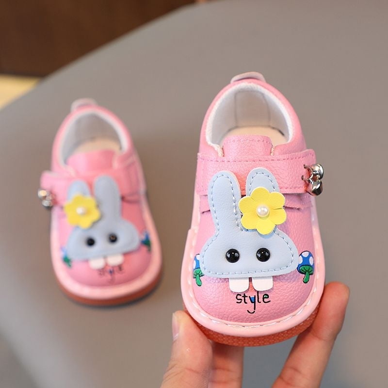 Βρεφικά αθλητικά παπούτσια με επάνω μέρος από συνθετικό δέρμα, αντιολισθητική σόλα, σχέδιο με καρτούν, για ηλικίες 12–36 μηνών