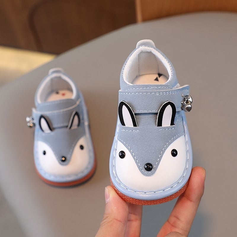 Βρεφικά αθλητικά παπούτσια με επάνω μέρος από συνθετικό δέρμα, αντιολισθητική σόλα, σχέδιο με καρτούν, για ηλικίες 12–36 μηνών