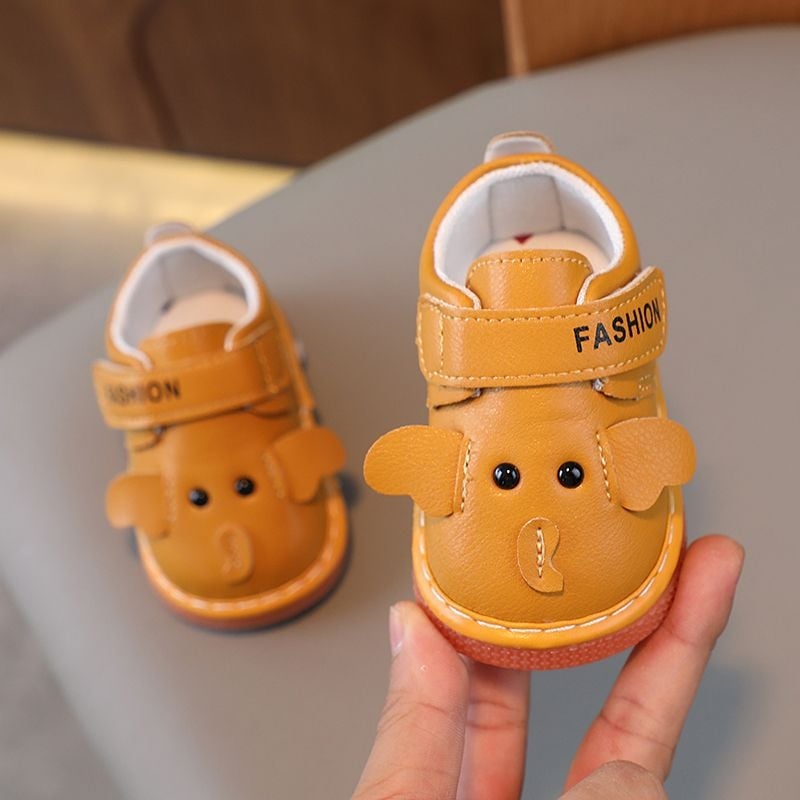 Βρεφικά αθλητικά παπούτσια με επάνω μέρος από συνθετικό δέρμα, αντιολισθητική σόλα, σχέδιο με καρτούν, για ηλικίες 12–36 μηνών