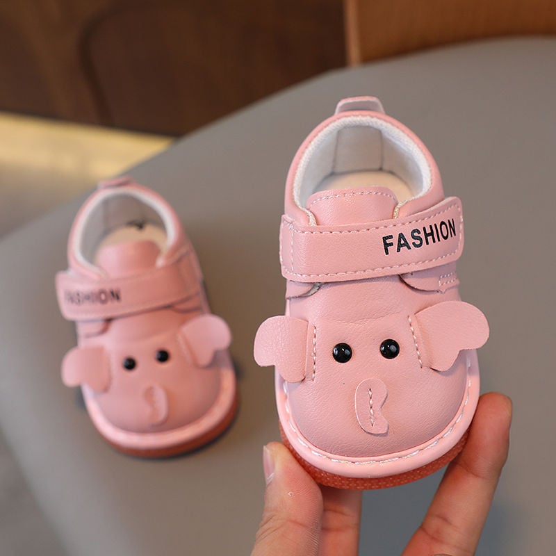 Βρεφικά αθλητικά παπούτσια με επάνω μέρος από συνθετικό δέρμα, αντιολισθητική σόλα, σχέδιο με καρτούν, για ηλικίες 12–36 μηνών