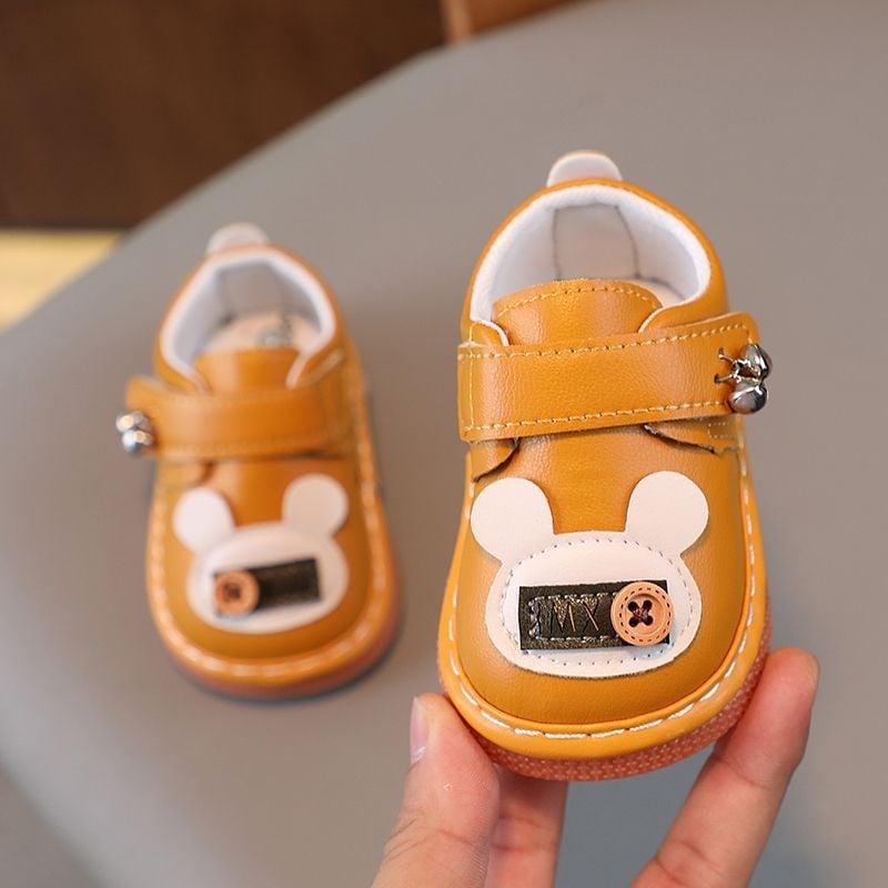 Βρεφικά αθλητικά παπούτσια με επάνω μέρος από συνθετικό δέρμα, αντιολισθητική σόλα, σχέδιο με καρτούν, για ηλικίες 12–36 μηνών