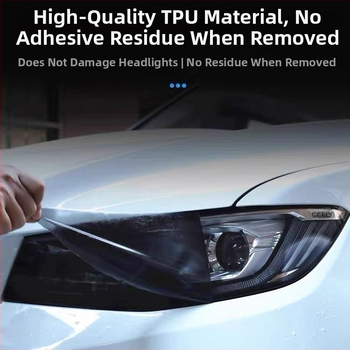 Jiacano TPH film za auto farove, prozirni film za svjetla, materijal: TPH, način ugradnje: lijepljenje