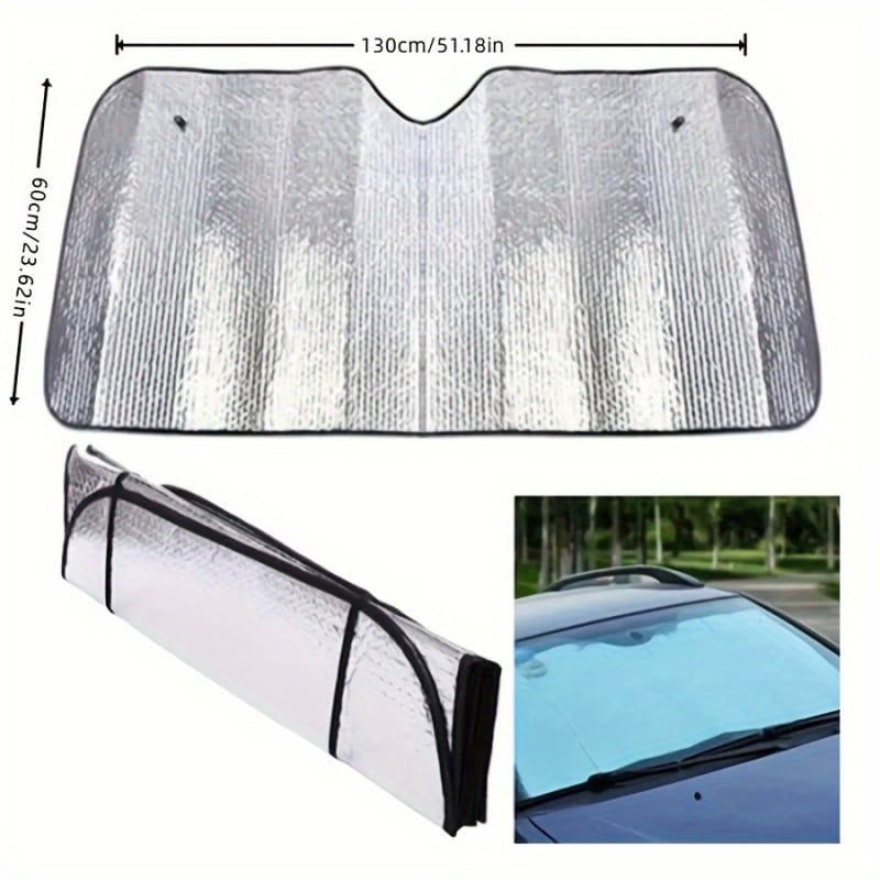Yu jian автомобилен сенник, телескопично монтиране, за предни и задни прозорци, удебелен стил, универсално съвместим