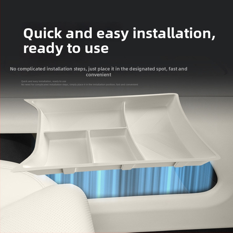Automobilska silikon kutija za pohranu – Kompatibilna s Ideal i6 sustavom središta, donja konzola; vodootporna i otporna na tlak