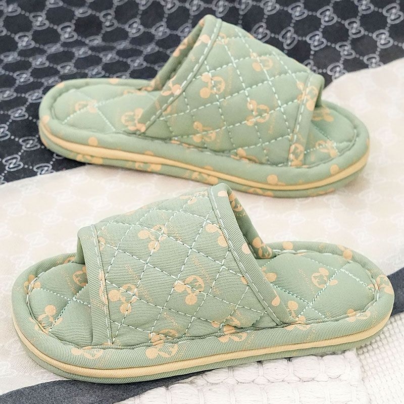 Dječje unutarnje papuče za kućnu upotrebu, za djecu 1–3 godine, trostruka platnena potplata, protuklizne i tihe, s crtanim uzorkom