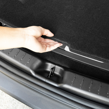 Tesla Model Y/3 zaštitnik praga prtljažnika – potpuno pokriće, otporan na ogrebotine, materijal: termoplastični poliester elastomer (TPE)