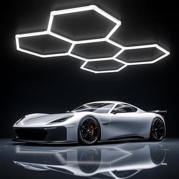 Garage light-0024 LED κυψελοειδές φως γκαράζ, ανθεκτικό στη σκόνη, 168W, 100 lm/W, 50 000 h, AC 100-265V