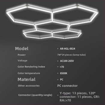 LED panel pre detailovanie auta s deväťpolovou mriežkou, prachotesný, vhodný do garáže a autoumyvárne