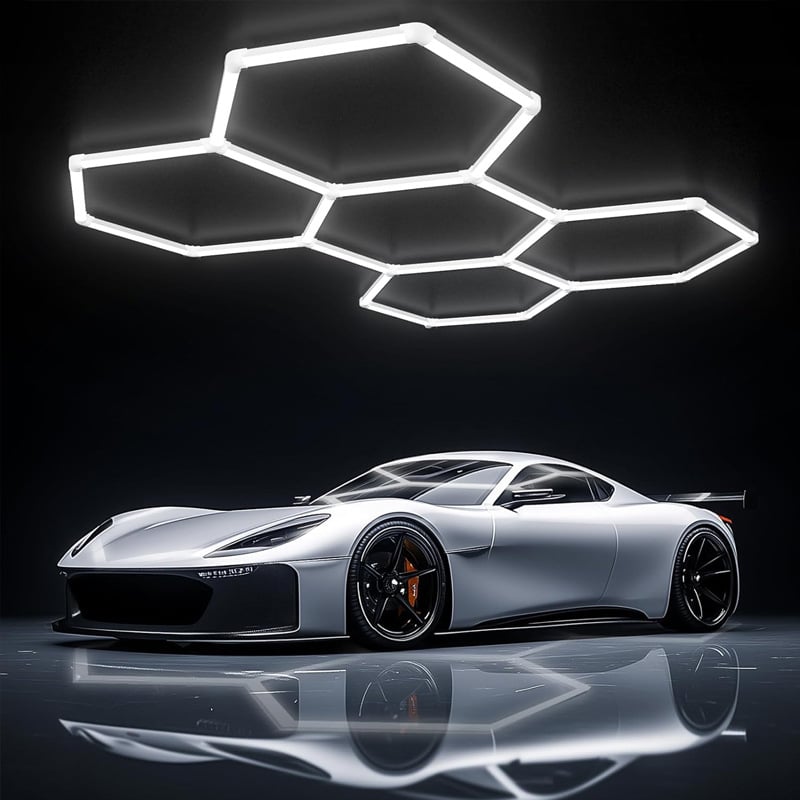 Garage light-0024 LED κυψελοειδές φως γκαράζ, ανθεκτικό στη σκόνη, 168W, 100 lm/W, 50 000 h, AC 100-265V