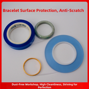 Film protector electrostatic PVC pentru bijuterii – protecție pentru coliere și brățări, transparanță 98%, grosime personalizabilă, aderență electrostatică