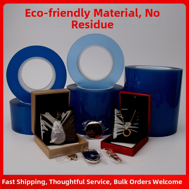 Film protector electrostatic PVC pentru bijuterii – protecție pentru coliere și brățări, transparanță 98%, grosime personalizabilă, aderență electrostatică