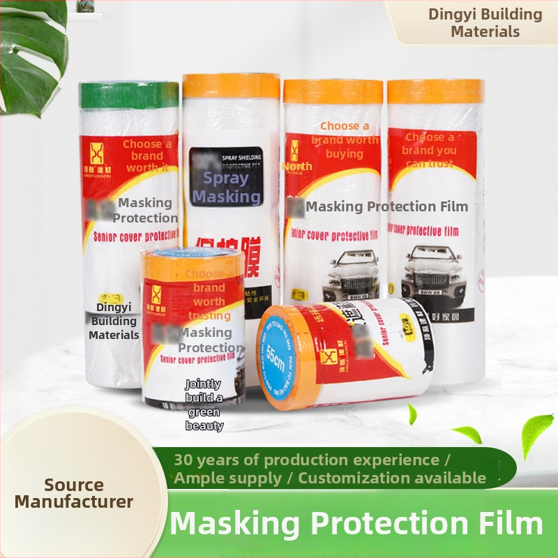 Zaštitni maskirajući film za dekoriranje i zaštitu od prašine namještaja — serija Shielding protective film, materijal PE, podloga japanski papir, jezgro papir, jednokratno