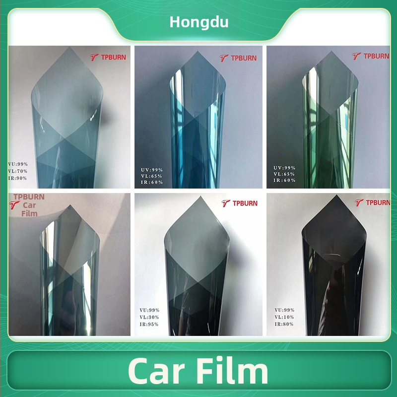 Automobilski film za toplinsku izolaciju za cijeli automobil uz 70% propusnost svjetla, 95% toplinska izolacija, UV zaštita 99%, debljina 2 mil, nano keramični štit