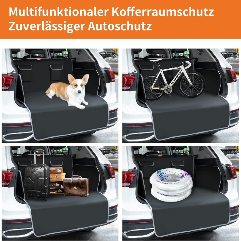 Μάτ πορτμπαγκάζ SUV, αδιάβροχο, κατά των λεκέδων, παχύτερο χαλάκι για σκύλους στο αυτοκίνητο