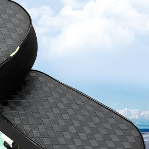 Водоустойчиво покривало за седалка на електрически велосипед, удебелено, антинадраскващо и износоустойчиво (PU; без пълнител; без лого; за всички сезони)