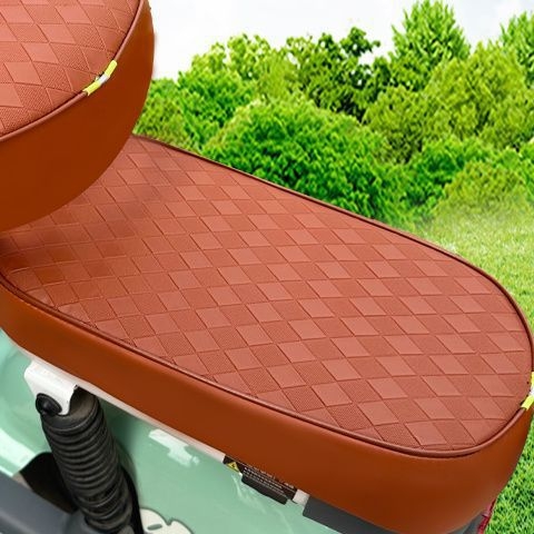 Водоустойчиво покривало за седалка на електрически велосипед, удебелено, антинадраскващо и износоустойчиво (PU; без пълнител; без лого; за всички сезони)