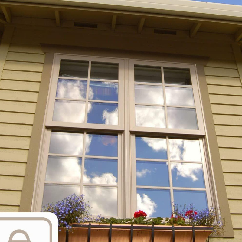 Jednosmjerni prozor folija od PET-a, samoljepljiva, set od 4 komada za dnevni boravak, spavaću sobu, ured