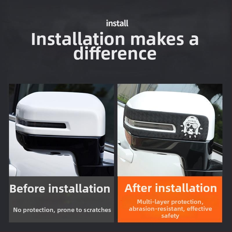 Harvard ochranný pás k zadnému zrkadlu, mäkká guma, vodotesný, kompatibilný s Big Dog, pôvod Jinhua, Zhejiang