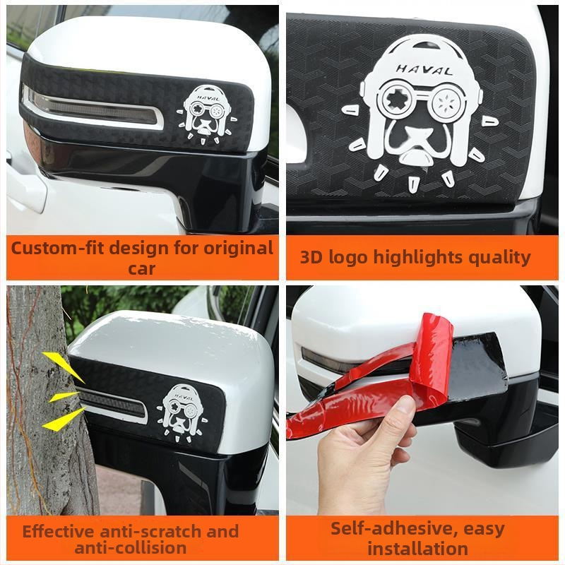 Harvard ochranný pás k zadnému zrkadlu, mäkká guma, vodotesný, kompatibilný s Big Dog, pôvod Jinhua, Zhejiang