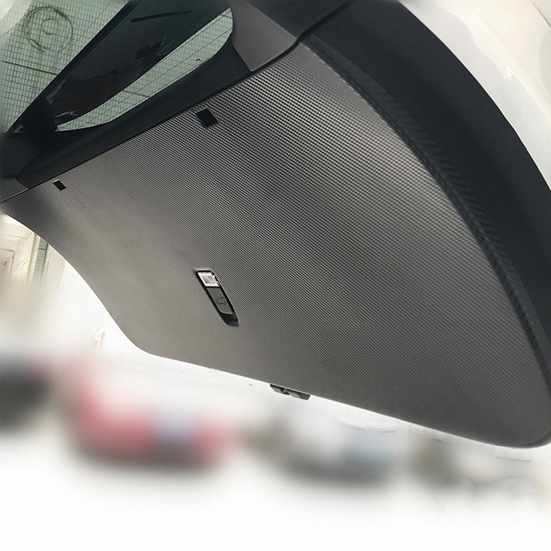 Tesla Model X zaštitna naljepnica za prtljažnik s karbonskim uzorkom, samoljepljiva dekoracija