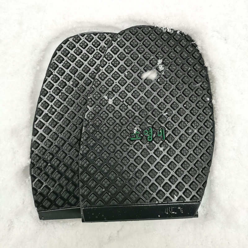 Peta za obuću s debelom drvenom bazom, protuklizna na snijegu i ledu, protiv smrzavanja, otporna na habanje i tiha