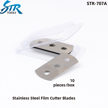 Autó fóliázáshoz vágó eszköz, diafragmás kés, rozsdamentes acéllemez, Str márka, alkalmas kijelzővédőkhöz