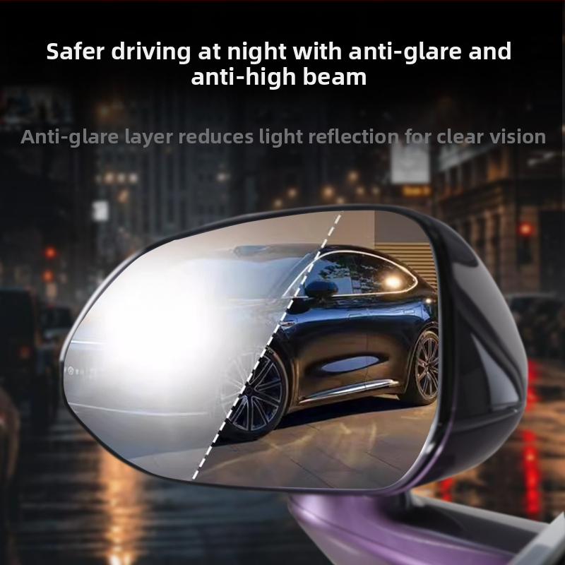 R7 dažďový film na spätné zrkadlo — proti hmle, proti oslneniu, jasný výhľad, aftermarket auto príslušenstvo