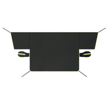 Универсален калъф за сняг за предното стъкло на автомобила, Oxford Cloth, двойнослоен, мрежест дизайн, монтаж чрез щипка