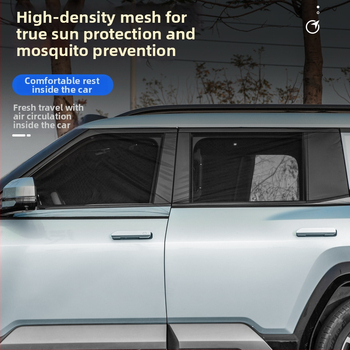 Sieť proti komárom pre automobilové okno kompatibilná s Leopard 8, na kempovanie a slnečnú ochranu | Materiál: Nylon; Šírka: originálny rám; Životnosť: 2 roky; Značka: Fit Club / The First Society