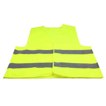 Reflektirajuća sigurnosna vesta od poliestera, prozračna, za kontrolu prometa i sanitacijske radnike