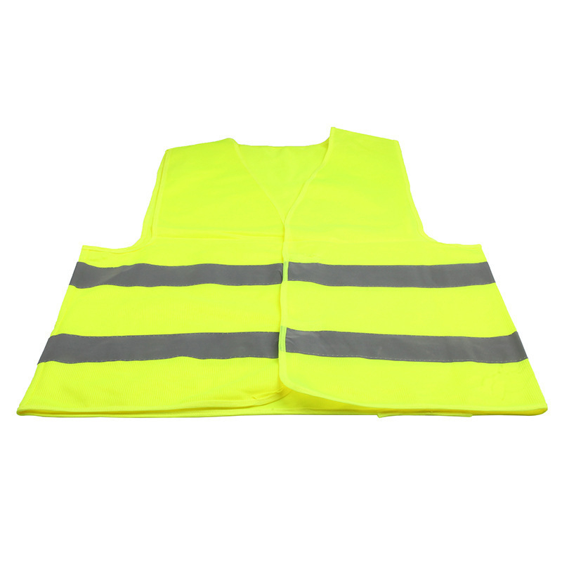 Reflektirajuća sigurnosna vesta od poliestera, prozračna, za kontrolu prometa i sanitacijske radnike