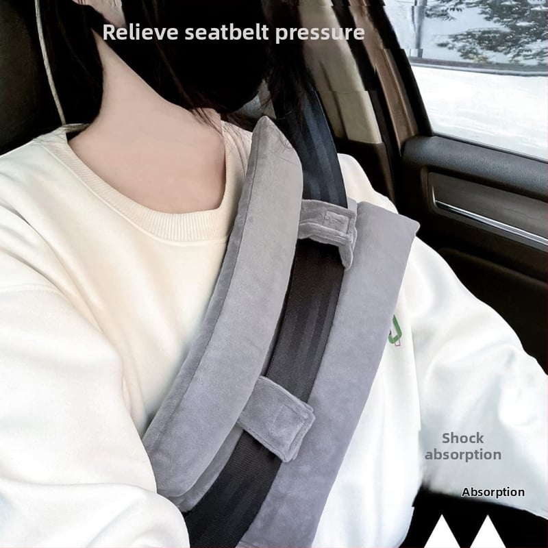 Automobilový bezpečnostný pás ramenný vankúš po operácii — terapeutický vankúš na rameno, set krytov ramena, hmotnosť 188 g, tlač loga