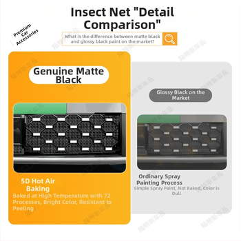 Lincoln 10EMP Ochranná sieť proti hmyzu pre prednú mriežku – Full Sky Star dizajn, dekoratívna lišta