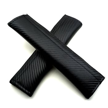Nanxin kućište za ramenski pojas automobila od karbonskih vlakana, s logom, 63 g, dekorativni dodatak, kompatibilno s Abbas modificiranim karbonskim ramenskim panelom