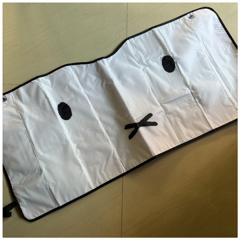 TT магнитна затъмняваща автомобилна завеса за предното стъкло – топлоизолация, монтаж със щипка за всмукване, подходяща за общи модели (Щипка за всмукване, Общи модели, Предно табло)