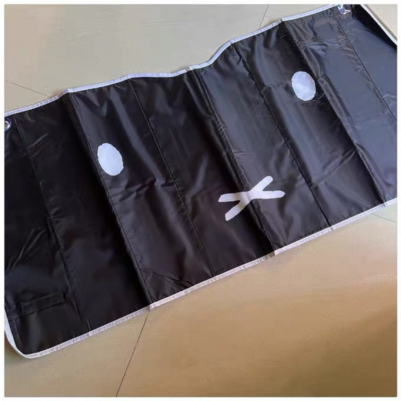 TT магнитна затъмняваща автомобилна завеса за предното стъкло – топлоизолация, монтаж със щипка за всмукване, подходяща за общи модели (Щипка за всмукване, Общи модели, Предно табло)