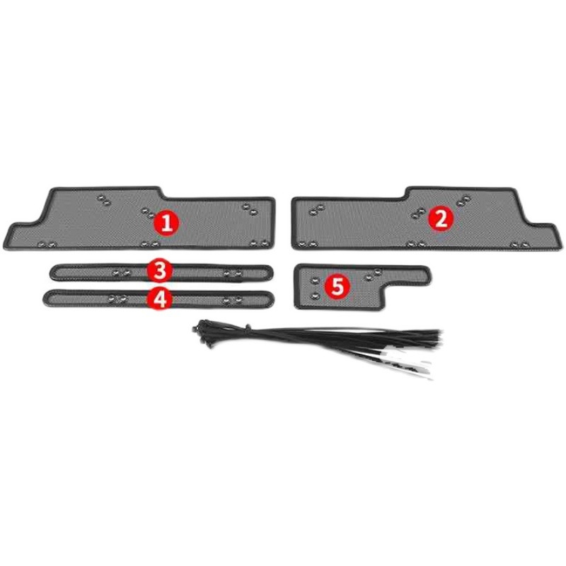 Mreža protiv insekata za automobilni radiotor i kondenzator – materijal: King Kong mreža; otvori: 2–3 mm; promjer žice: gusta mreža; marka: Jiamai; vijek trajanja: 5–10 godina