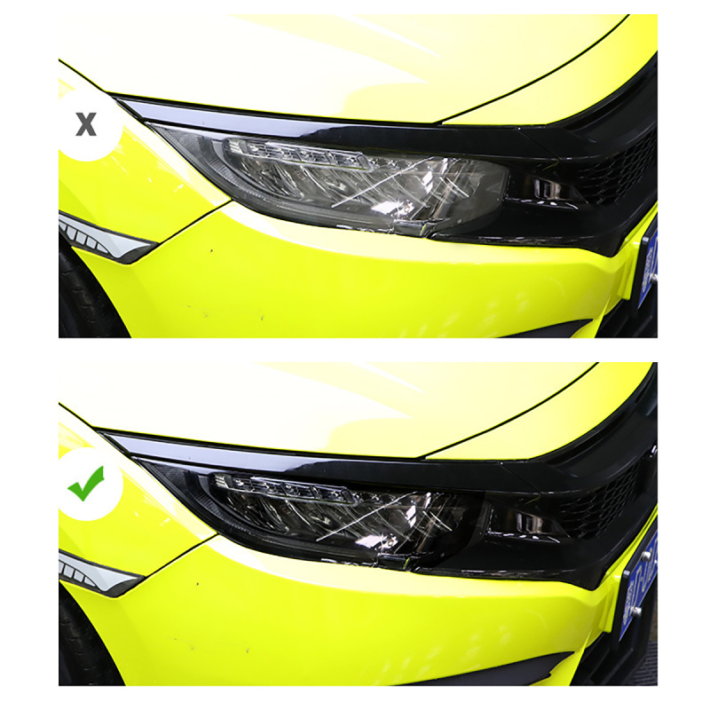 TPU folija za farove Honda Civic 2019 – sigurnosni film, za farove