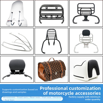 IBX 023 Vetrové sklo na motocykel so zadným nosičom, kompatibilné so skútrom a motocyklom, kód produktu 01