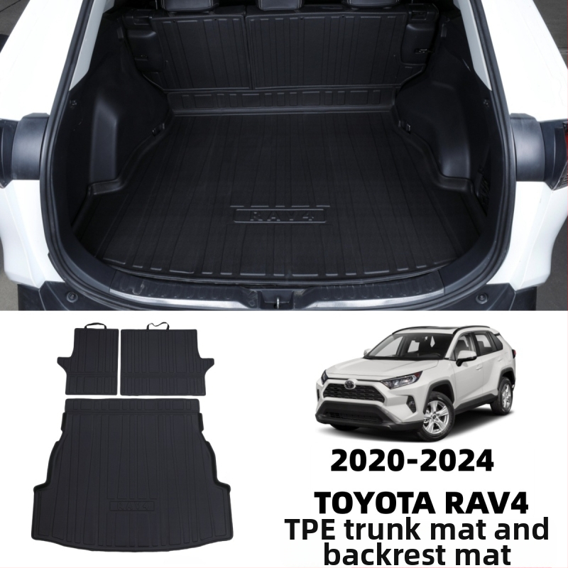 Rohož do batožinového priestoru pre Toyota RAV4, TPE materiál a zadný vankúš