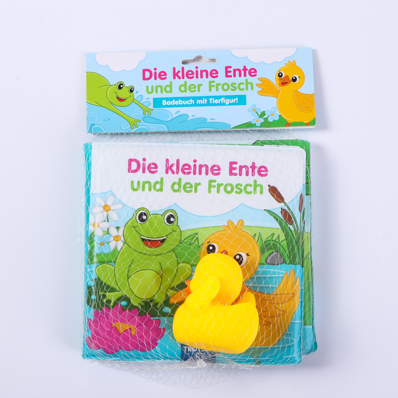 EVA fürdőkönyv babák számára - szakadásálló, úszó, vízpermet, vízfestés, hőmérséklet-változás, 0–3 éveseknek