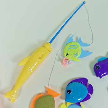 Set za simulirani ribolov za djecu – slagalica, plastika, blister pakiranje, uzrast 4–6 godina