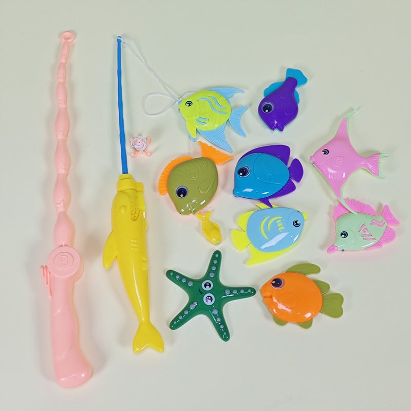 Set za simulirani ribolov za djecu – slagalica, plastika, blister pakiranje, uzrast 4–6 godina
